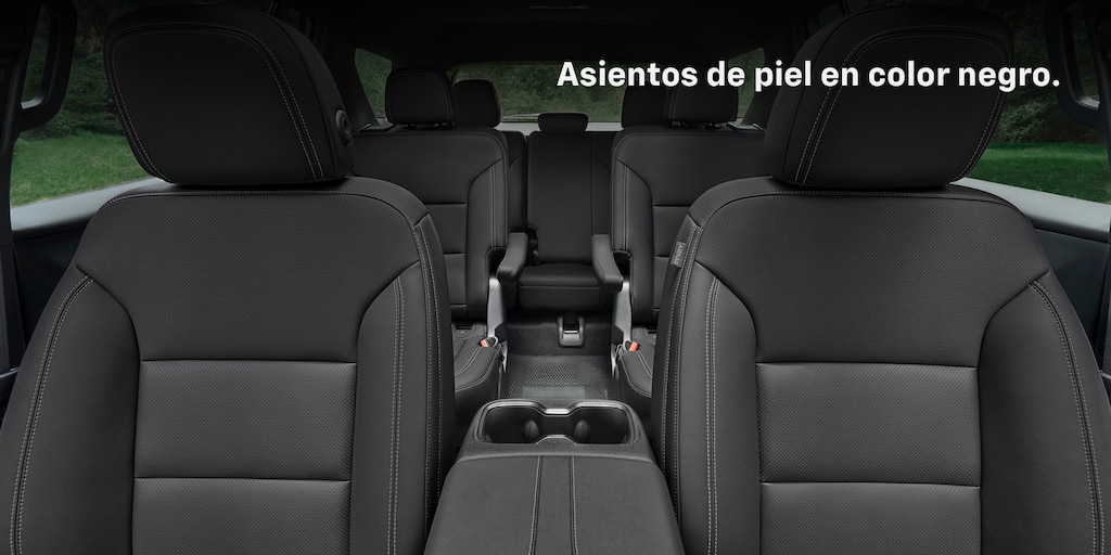 Nueva Chevrolet Traverse 2025, camioneta familiar con confortables asientos de piel para 7 pasajeros