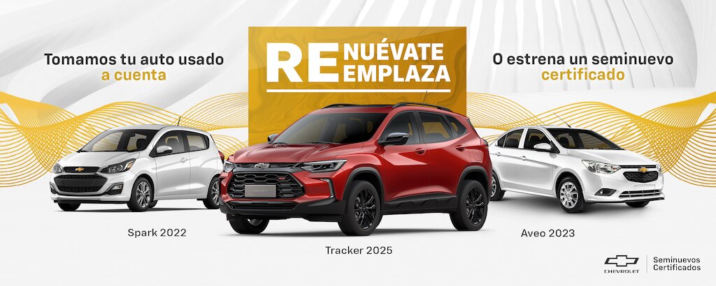 Aquí podrás elegir el seminuevo de tu preferencia ó también valuar tu vehículo para que lo tomen a cuenta y salgas estrenando tu nuevo Chevrolet.
